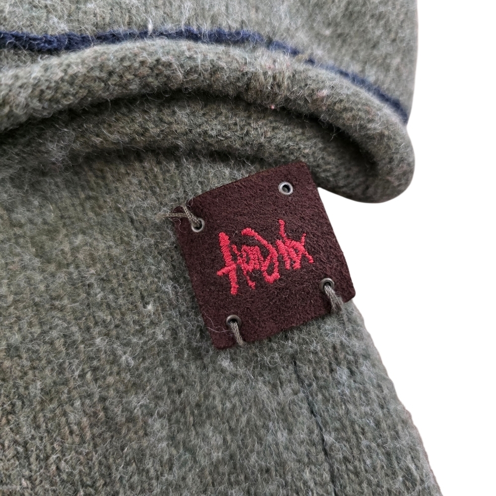 Basic House Hendrix Wool Blend Henley Sweater Gre… - image 3